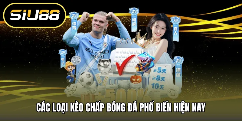 Các loại kèo chấp bóng đá phổ biến hiện nay